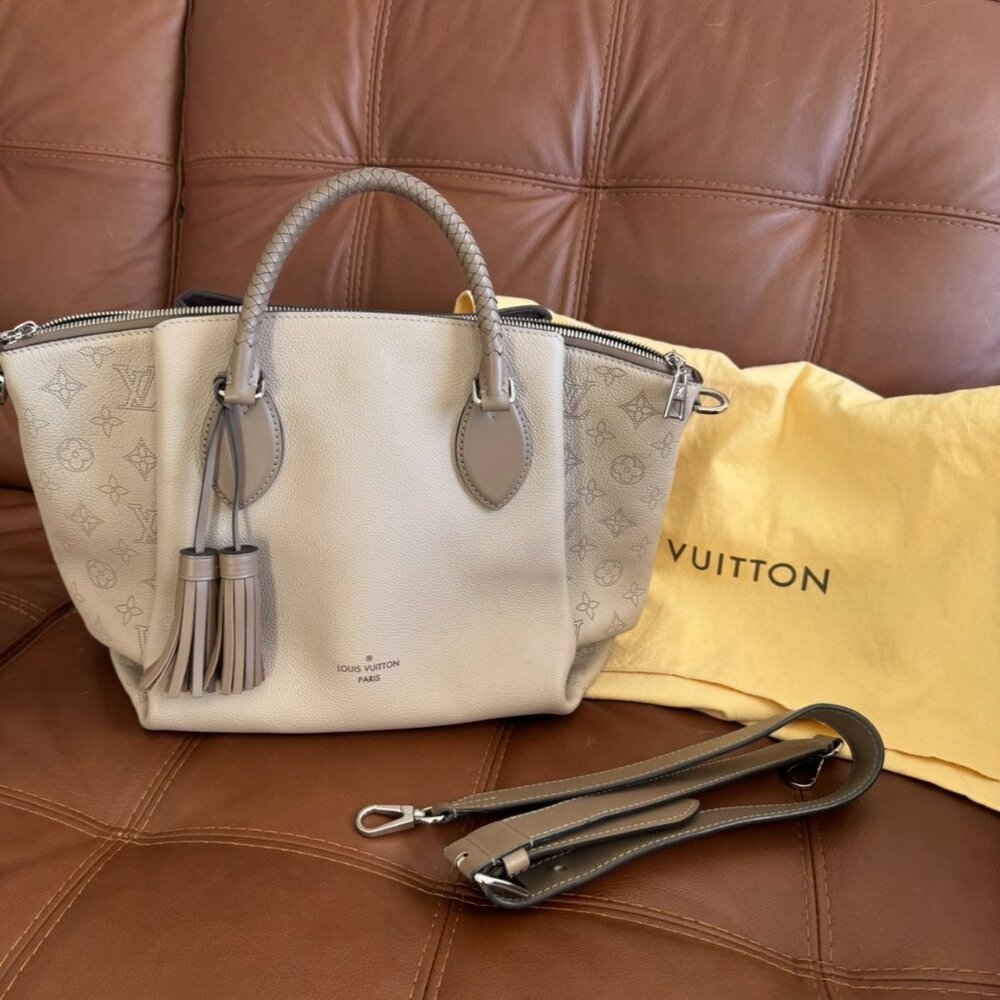 Louis Vuitton Galet Mahina Leather Haumea Bag